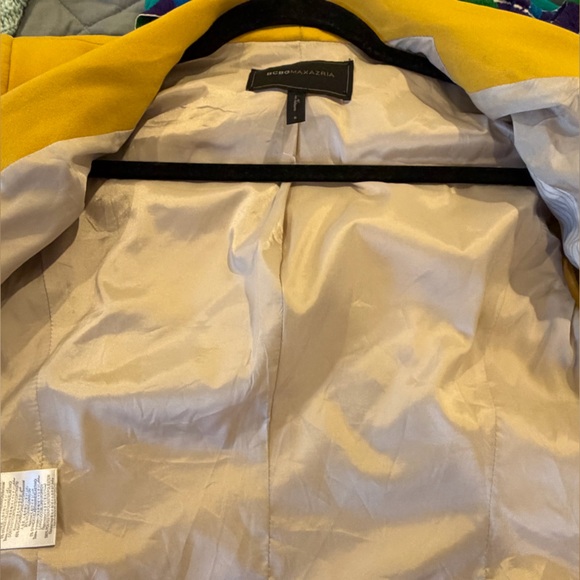 BCBGMaxAzria Vibrant Yellow Asymmetrical Blazer - Picture 8 of 8